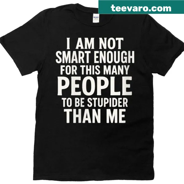 Funny T-shirt with the phrase about dealing with ignorance in crowds