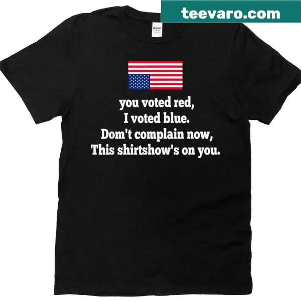 T-shirt with a political message about voting differences