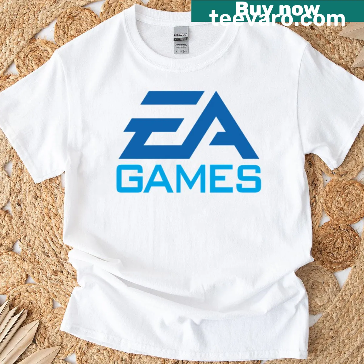 EA Games merchandise t-shirt labeled as 'Best Seller' — on a men's t-shirt