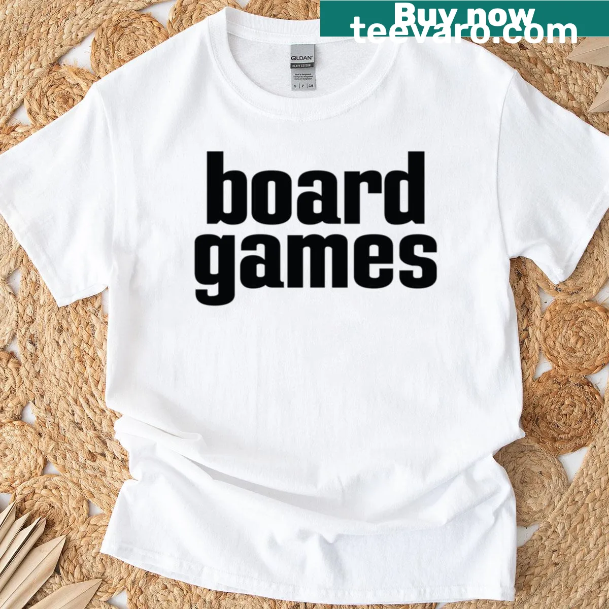 Board games themed design T-shirt — on a men's t-shirt