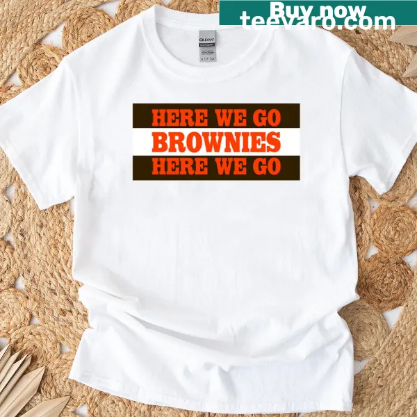 Cleveland football themed T-shirt featuring the Brownies logo