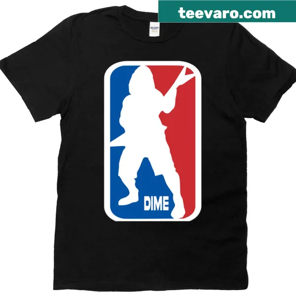 Oversized sports tee with playful illustrations of various sports activities