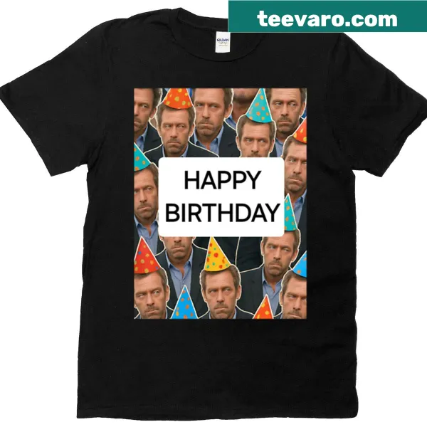 Funny collage design of Doctor House on a T-shirt