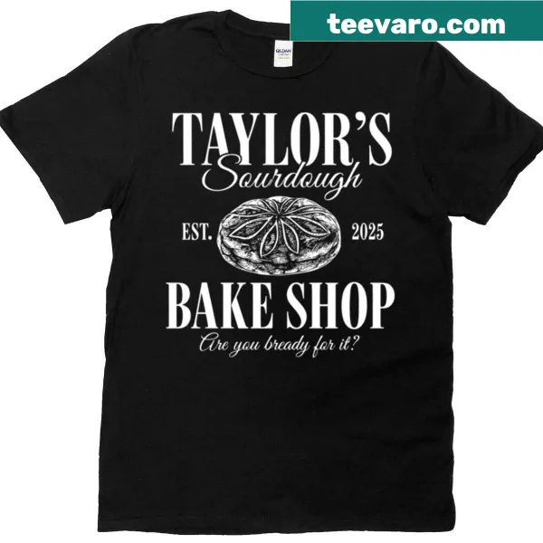 Vintage-style T-shirt celebrating sourdough baking with humorous graphic