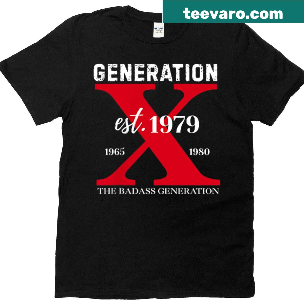 Nostalgic T-shirt for Generation X born in 1979 — on a men's t-shirt