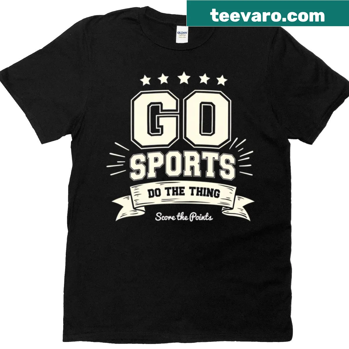 Vintage-style sports t-shirt with a funny motivational design — on a men's t-shirt