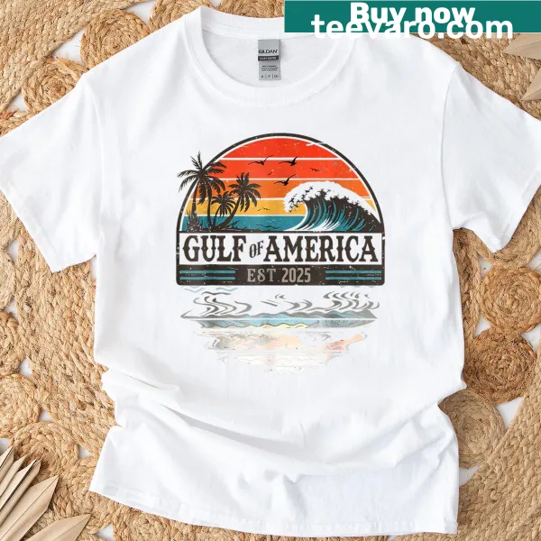 Gulf of United States Of America Est 2025 graphic t-shirt