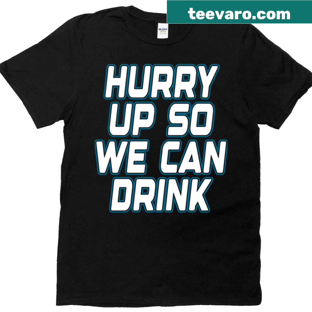 Funny marathon T-shirt with a drinking twist — on a men's t-shirt
