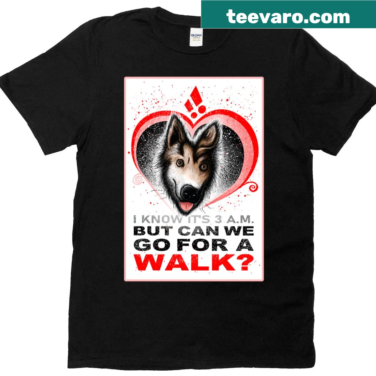 Text t-shirt expressing love for dogs — on a men's t-shirt