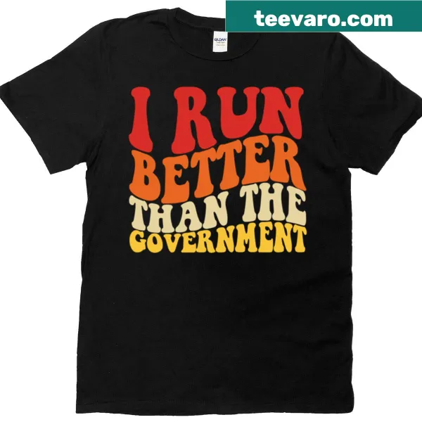 Retro anti-government t-shirt with humorous text