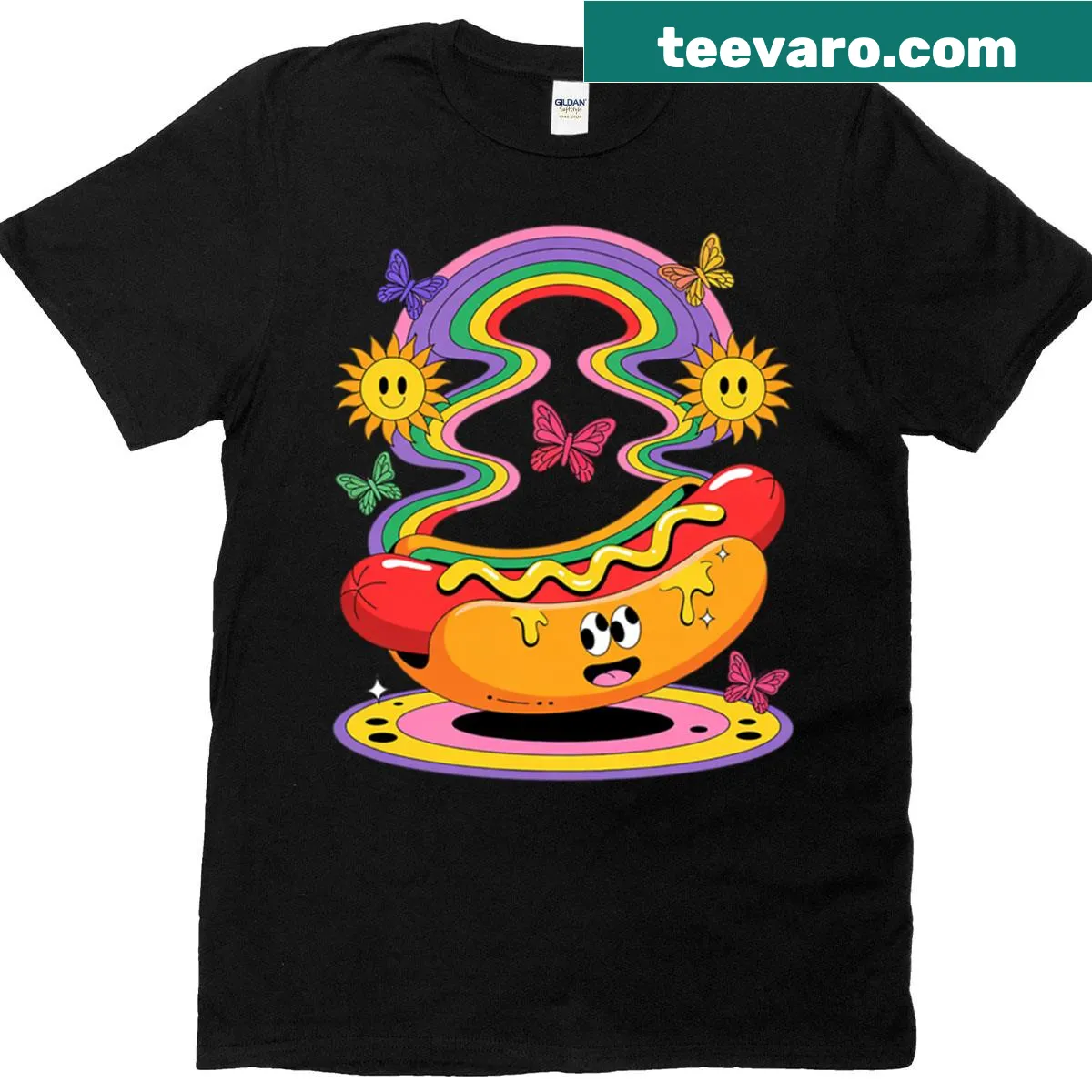 Adult humor t-shirt with a bold phrase for women — on a men's t-shirt
