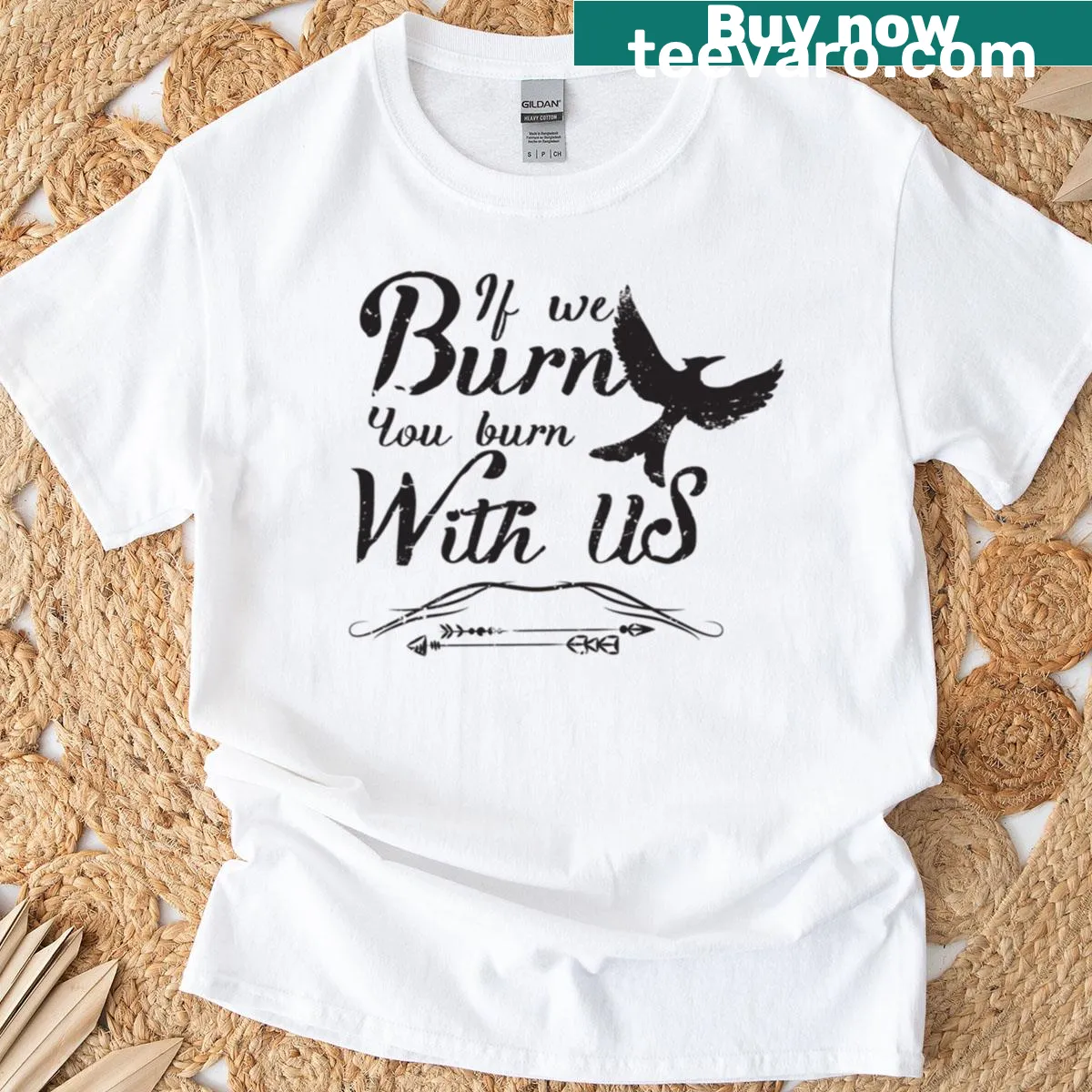 Bold t-shirt with the phrase about loyalty and friendship — on a men's t-shirt