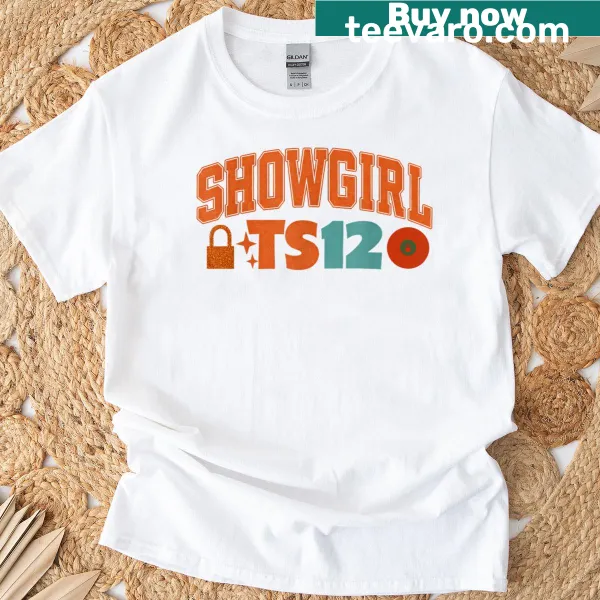 T-shirt with 'In My Showgirl Era' text design