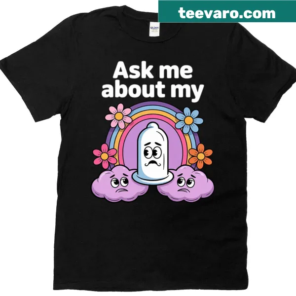 Edgy t-shirt with a humorous phrase about micro humor