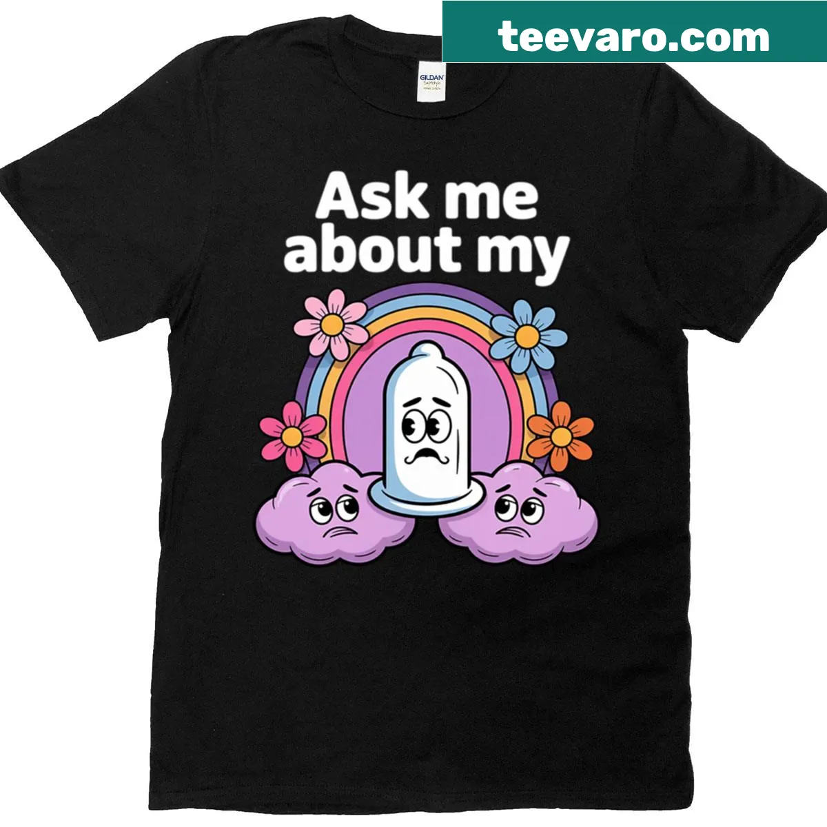 Edgy t-shirt with a humorous phrase about micro humor — on a men's t-shirt