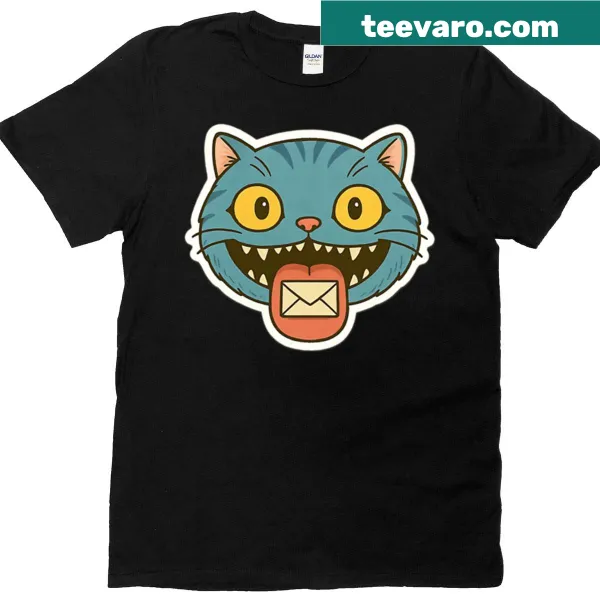 Cute Kpop demon hunter cat t-shirt with whimsical design