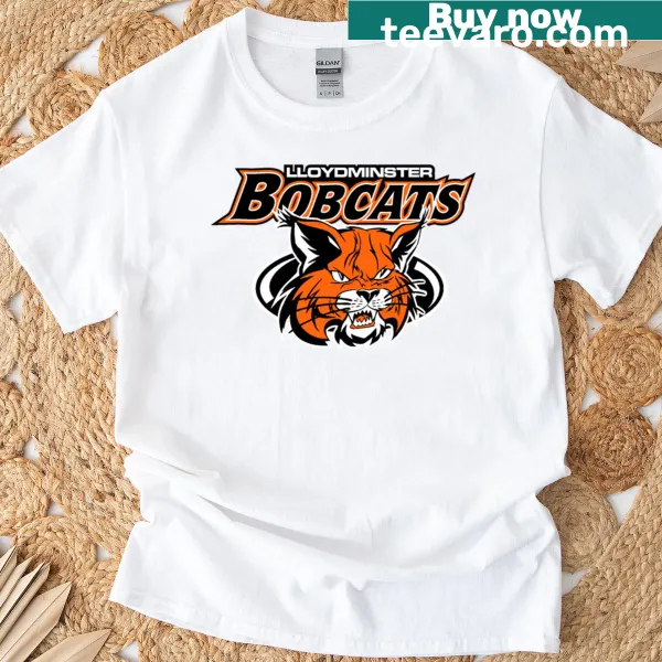 Lloydminster Bobcats logo T-shirt for hockey fans