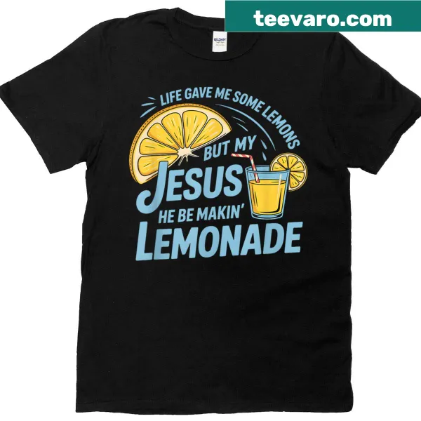 Uplifting t-shirt with the phrase 'Making Lemonade'