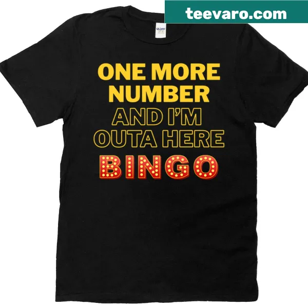 Playful T-shirt with a humorous bingo-themed phrase