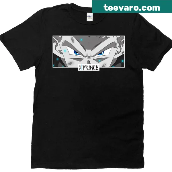 Cozy manga t-shirt with anime eyes design in monochrome