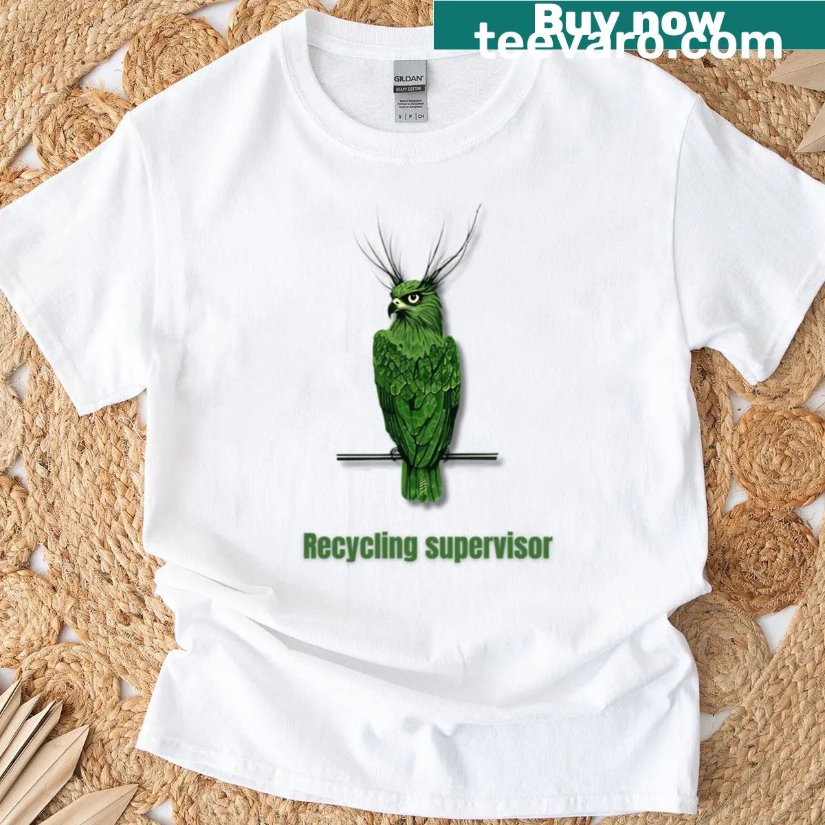 Sarcastic graphic T-shirt with humorous saying — on a men's t-shirt