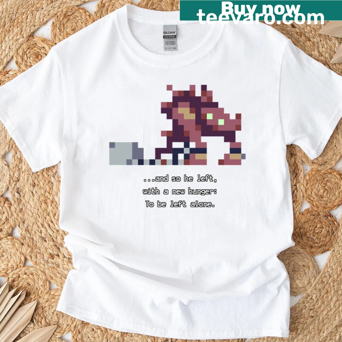 T-shirt featuring 'Acrid' from Risk Of Rain in a playful design — on a men's t-shirt