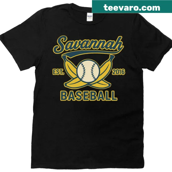Savannah baseball T-shirt with established date 2016