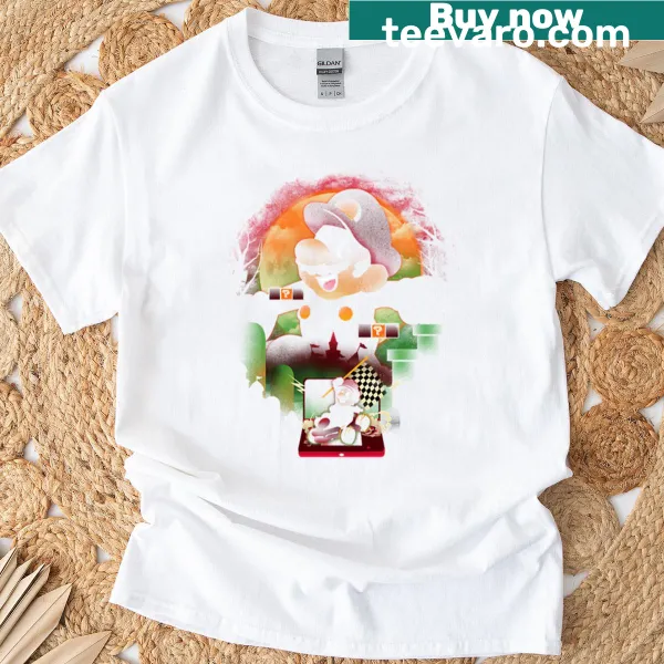 Playful plumber adventure design on T-shirt