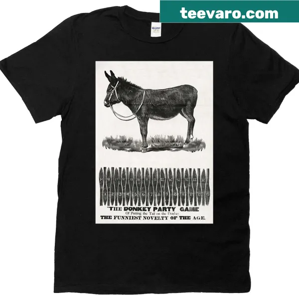 Oversized T-shirt referencing the Donkey Party Game
