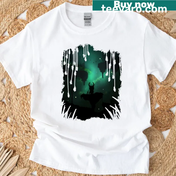 Nature-inspired t-shirt featuring the serene Greenpath landscape