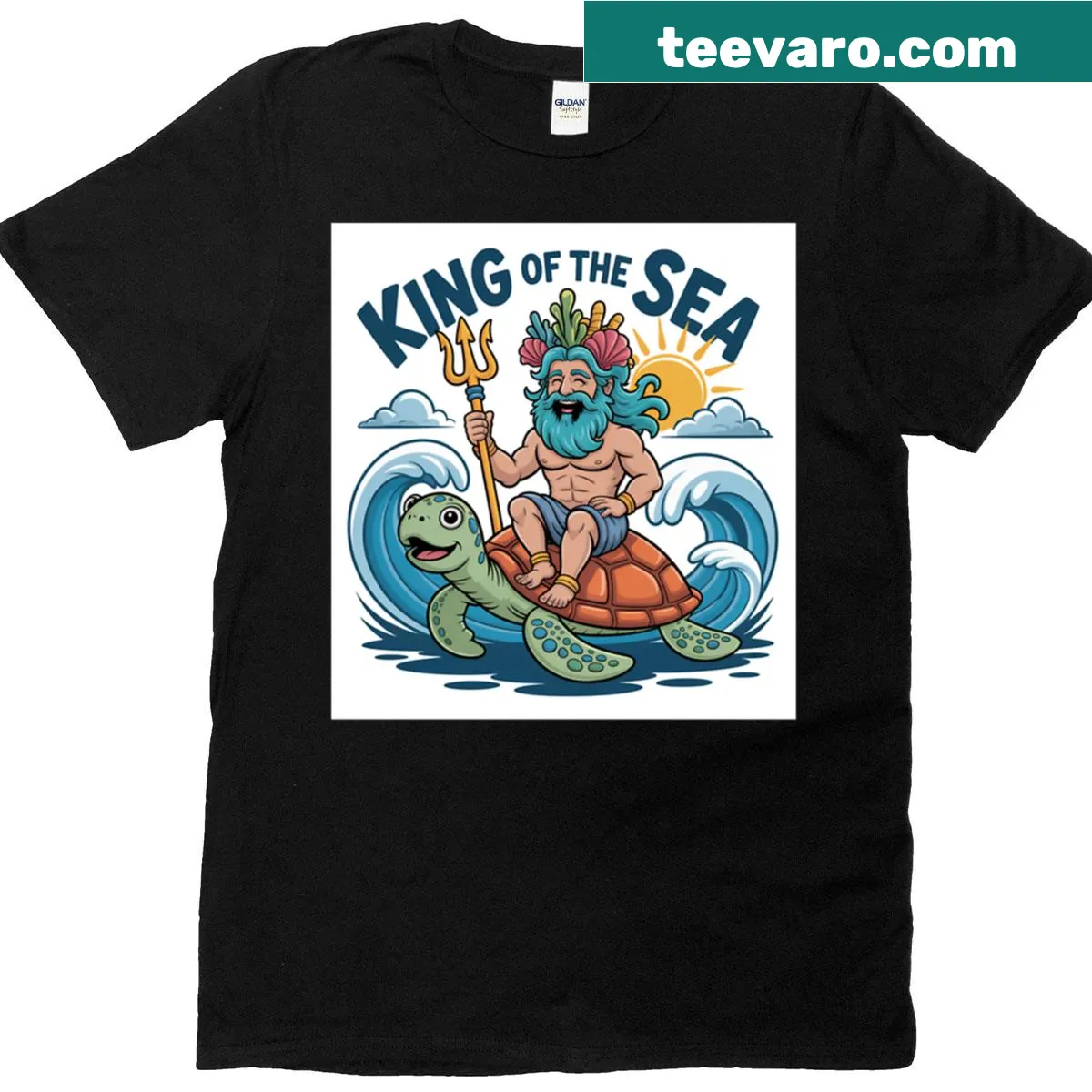 Kawaii oversized T-shirt featuring a cute cartoon potato — on a men's t-shirt