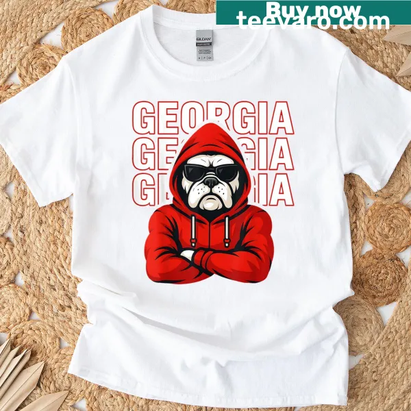 Vintage Georgia graphic t-shirt with retro design and faded text