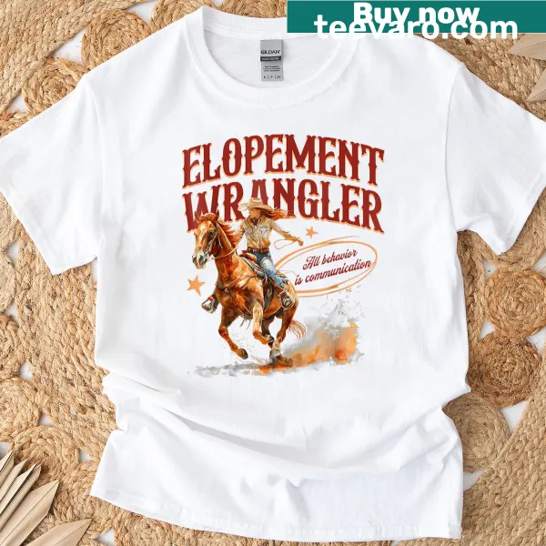 Illustrated cowgirl-themed T-shirt celebrating special education teachers.