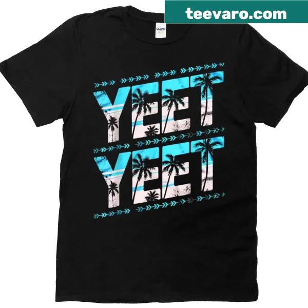 Vintage T-shirt featuring a funny quote that says 'Yeet'