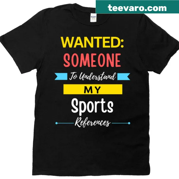 Funny sports reference T-shirt with humorous text design