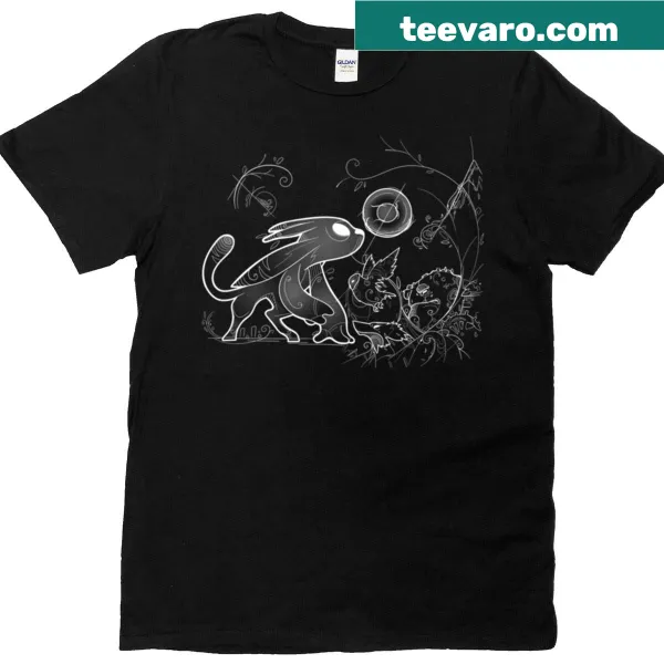 Fantasy-themed T-shirt inspired by wisps