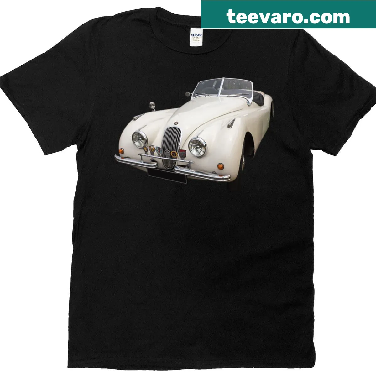 Minimalist XK-120 V2 graphic T-shirt for tech enthusiasts — on a men's t-shirt