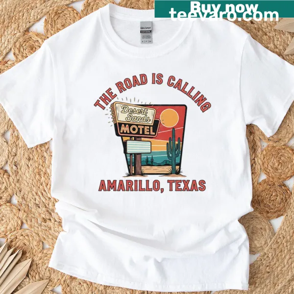 Retro motel sign t-shirt from Amarillo, Texas