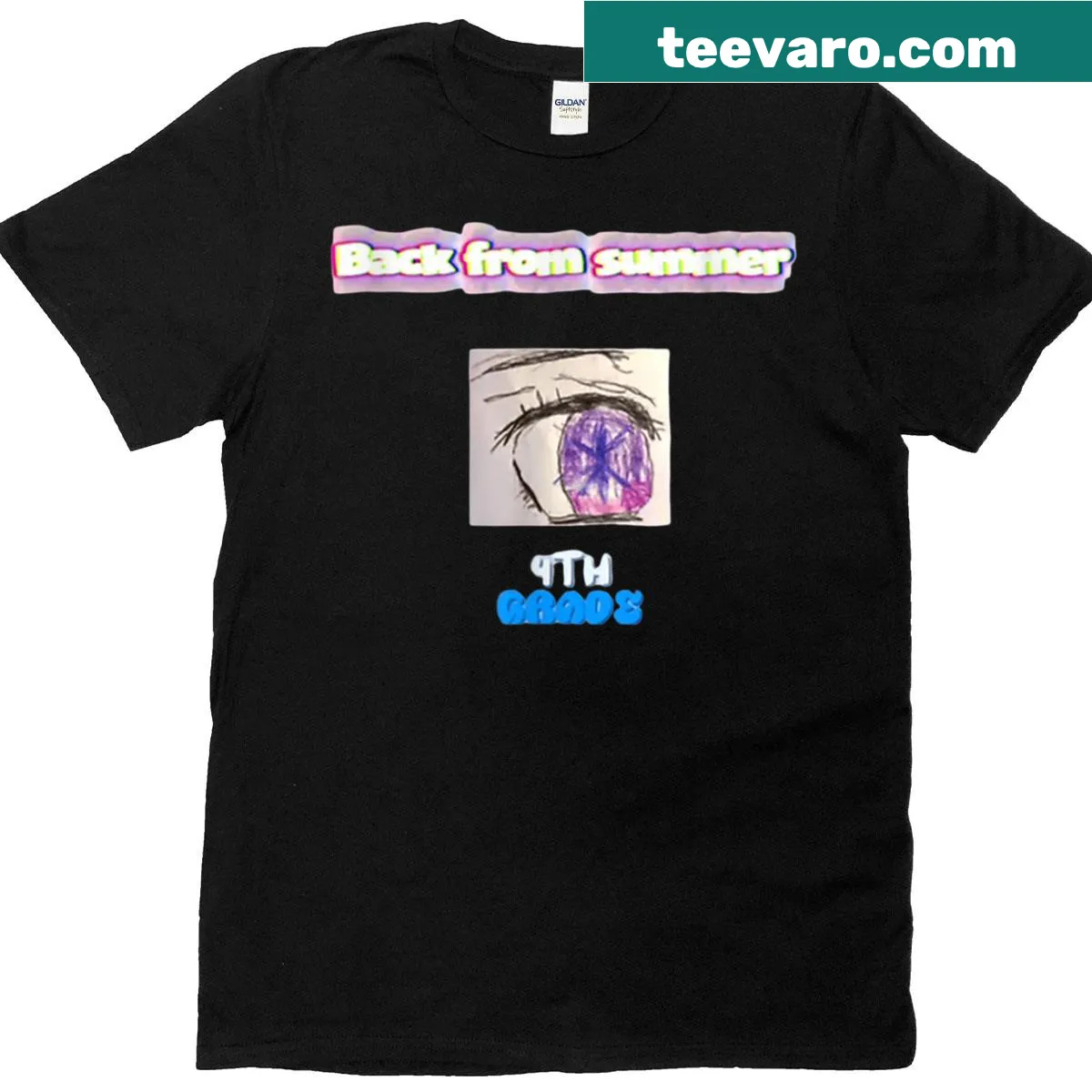Back to school t-shirt for 4th graders — on a men's t-shirt