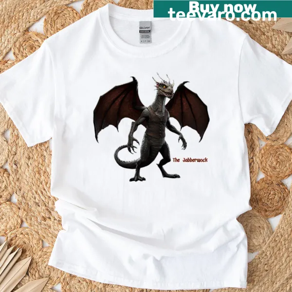 Dapper Jabberwock graphic displayed on a fun t-shirt