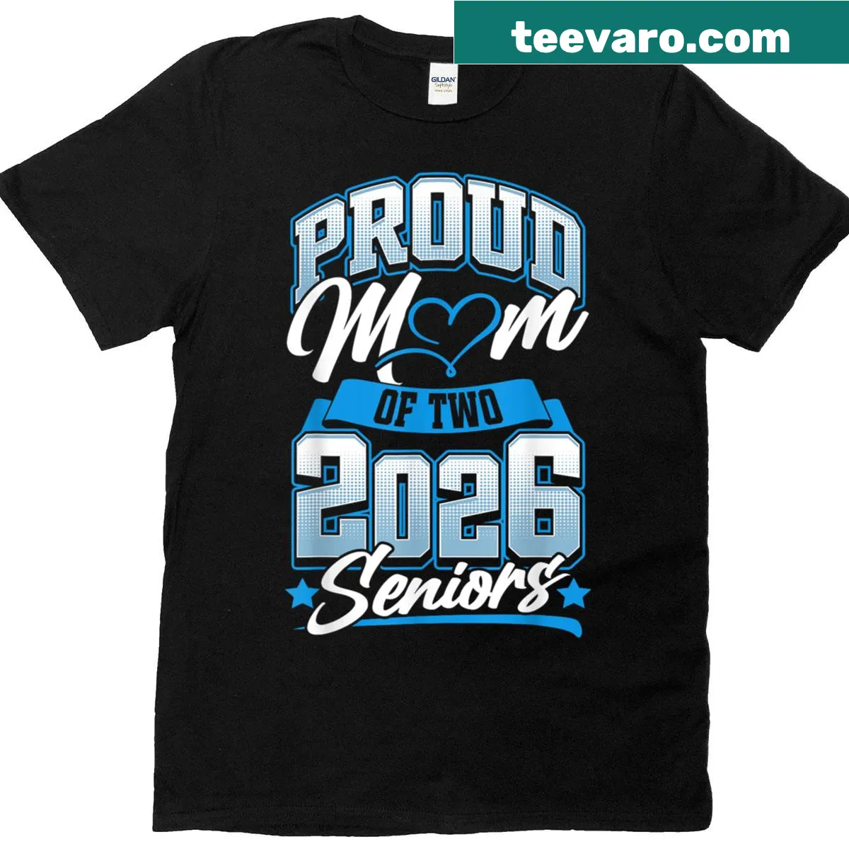 T-shirt for senior moms celebrating the Class of 2026 — on a men's t-shirt