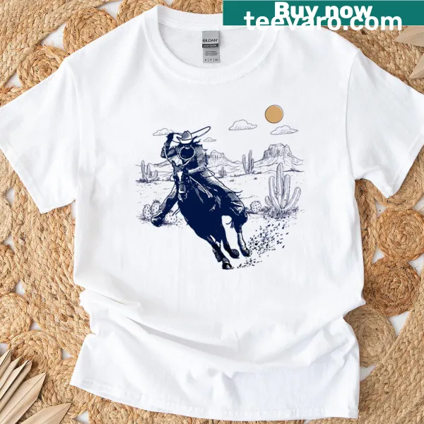 Vintage cowboy-themed t-shirt