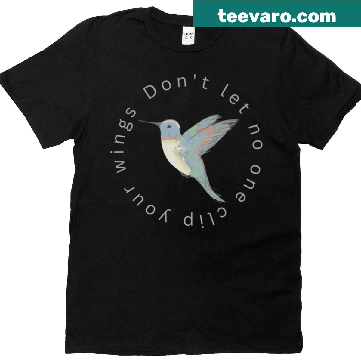 Inspirational typography design on a motivational tee — on a men's t-shirt