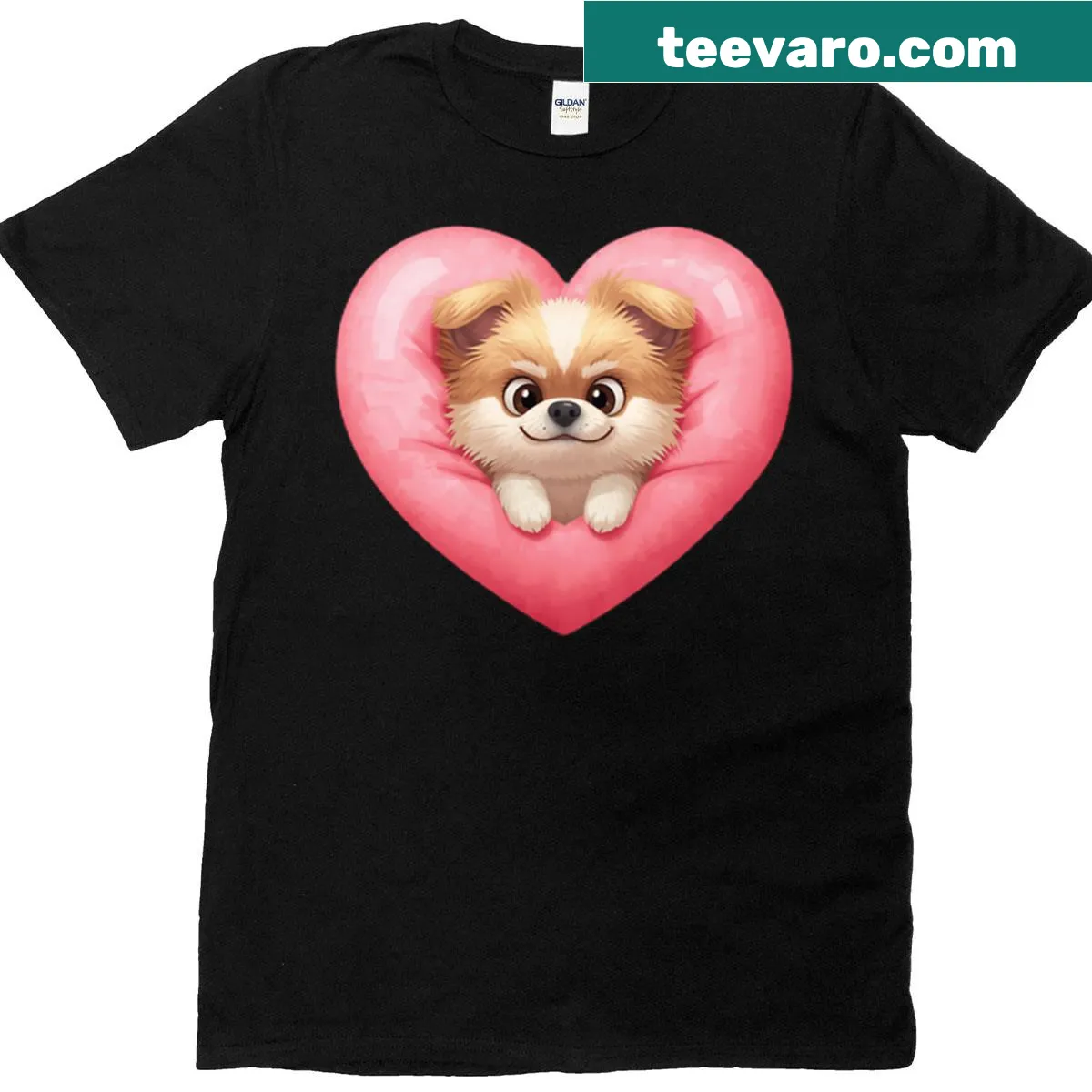 Funny dog lover T-shirt with playful typography — on a men's t-shirt