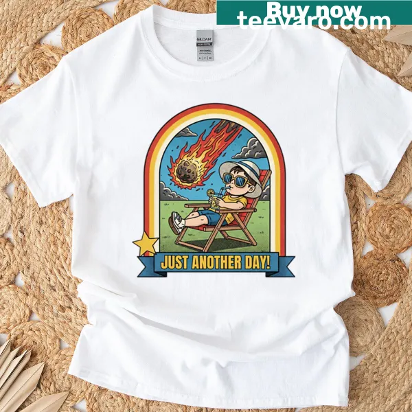 Funny retro apocalypse graphic T-shirt