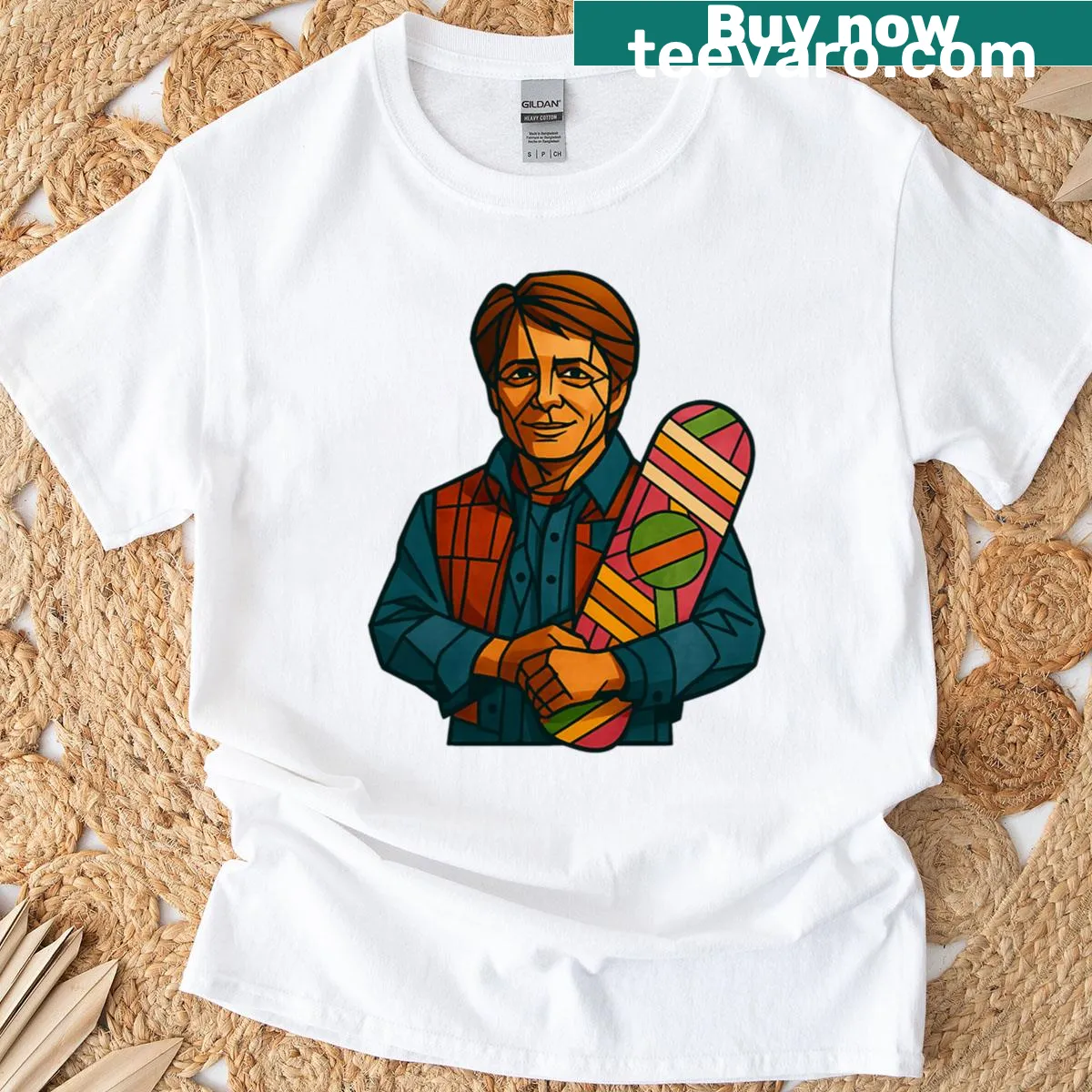 Oversized retro-style t-shirt featuring text 'King Of Retro Style On Wheels' — on a men's t-shirt