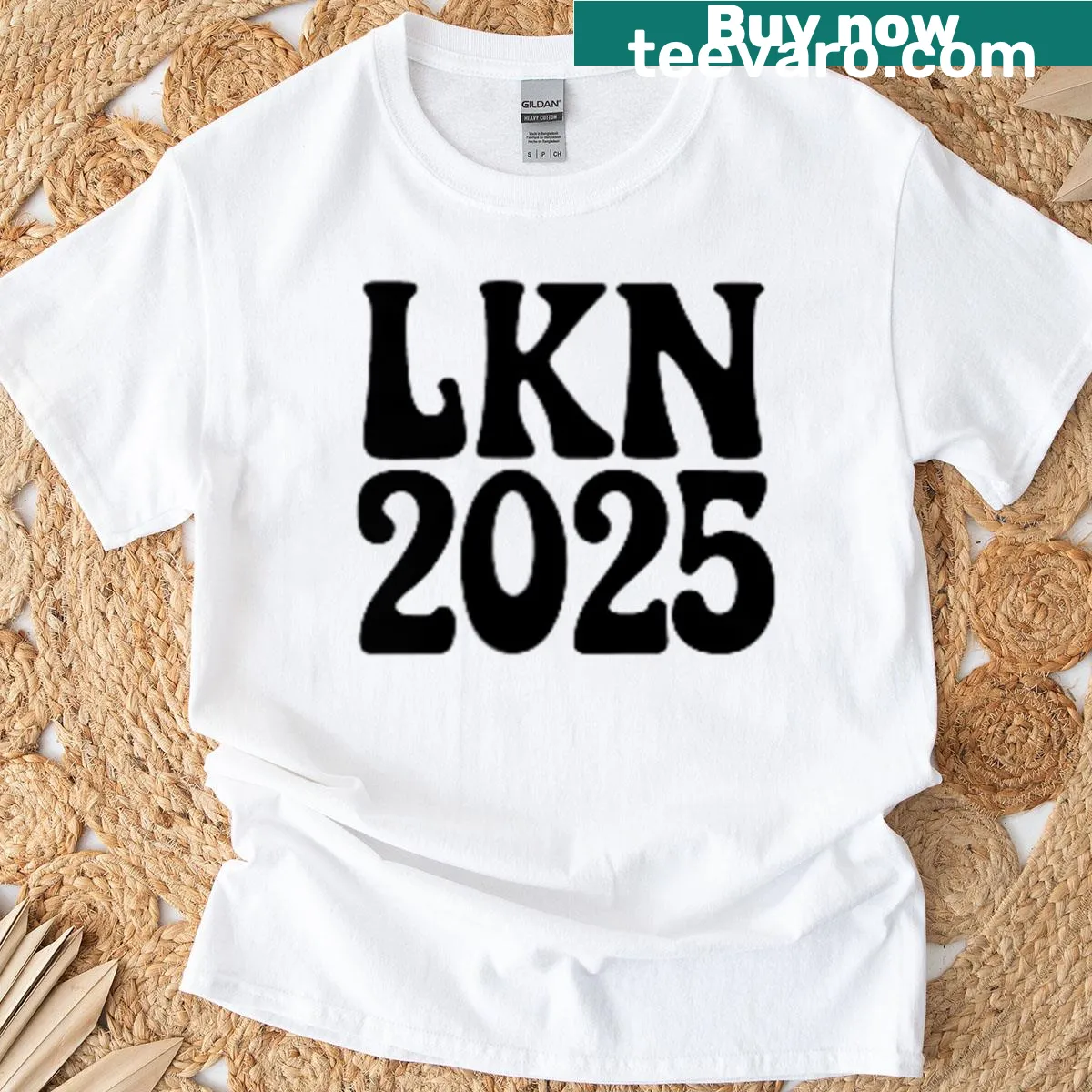 Lake Norman themed design on a tie-dye t-shirt — on a men's t-shirt
