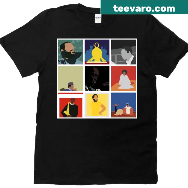 Playful t-shirt with text about music and melodies
