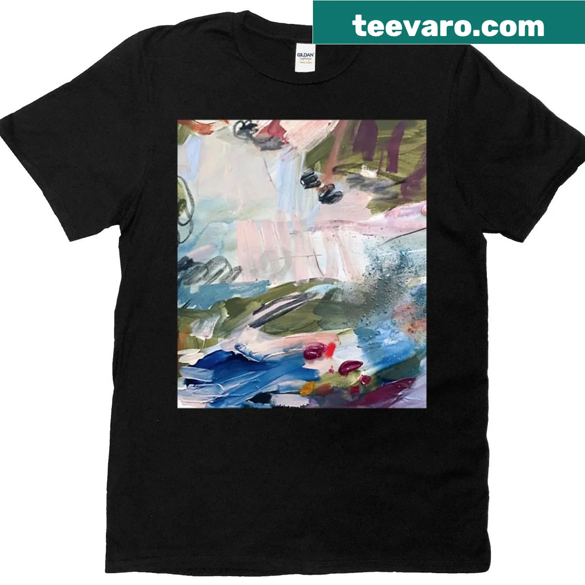 Vintage-inspired oversized T-shirt featuring a classic band design — on a men's t-shirt