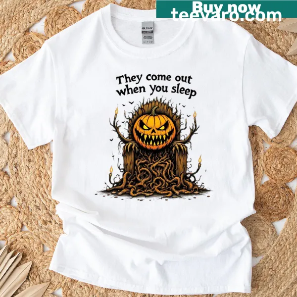 T-shirt with a whimsical pumpkin design
